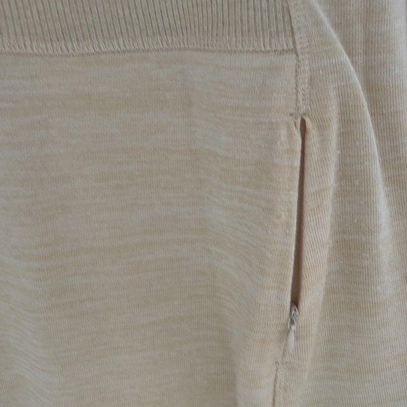 ZeroXposur Comfy Casual Crème Mini Dress With Cowl Neck. - Picture 4 of 7